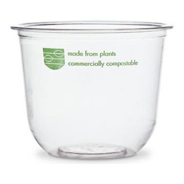 Bella pots pojemnik sałatkowy PLA 375ml op.50szt., fi.96mm, 12oz (k/20)
