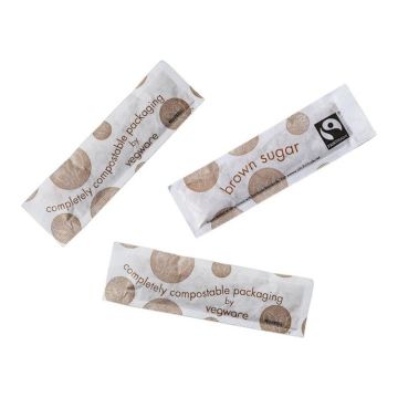 Sugar from sugar cane 2g biodegradable
