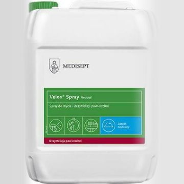 MEDISEPT Velox Spray Tea Tonic 5L - płyn do mycia i dezynfekcji powierzchni