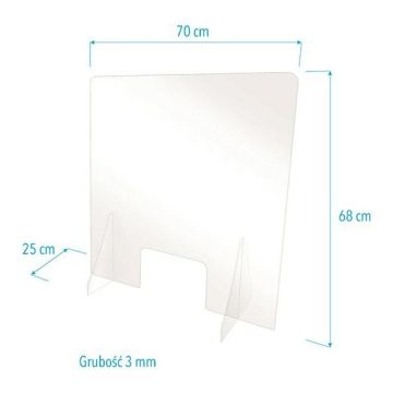 Osłona ochronna PET-G 680x700mm