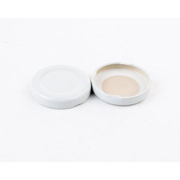 Metal cap Ø 43 jar/bottle white (k/3100)