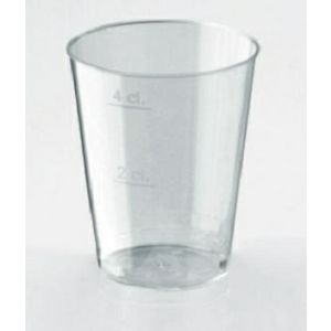 PS glass 40ml 50pcs. (k/30) (20/40ml) Conic Liquore