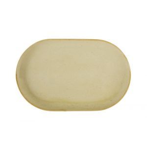 Fine Dine Oval platter Sand 300x150 mm- code 04ALM001956