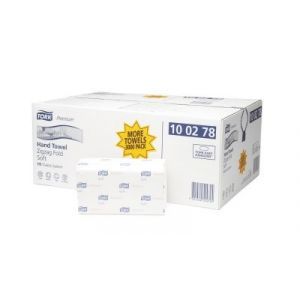 Ręcznik ZZ Tork Premium biały, miękki H3 230X230cm - 3000 listków