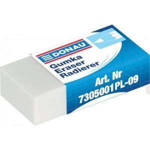Universal Pencil Eraser DONAU, 41x21x11mm, white