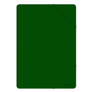Elasticated File OFFICE PRODUCTS, PP, A4, 500 micr., green