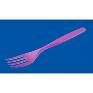 Fork BICOLOR violet, price per pack of 20pcs