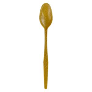 Brown cocktail spoon a.200pcs. WPC, wood fiber, reusable (k/18)