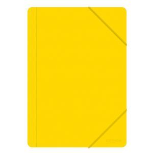 Elasticated File OFFICE PRODUCTS, PP, A4, 500 micr., yellow