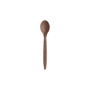Dessert spoon brown dark op.100 pcs. WPC wood fibre, reusable (k/20)