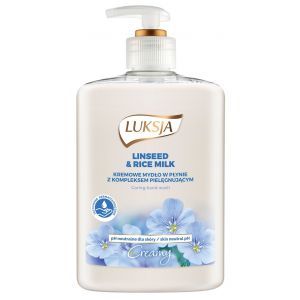 LUKSJA Creamy, Flaxseed & Rice Milk liquid soap, 500ml