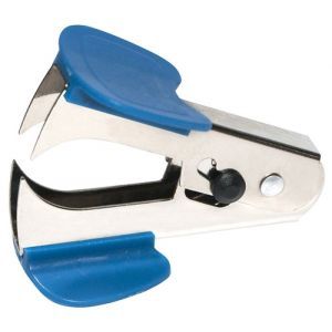 Staple Remover DONAU, with blade locking mechanism, blue