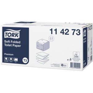 Papier toaletowy w składce TORK Premium T3  2 warstwy, 7560 listków