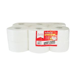 Papier toaletowy JUMBO BaVillo HoReCa+ BIG ROLA celuloza, 2 warstwy, opakowanie 12 rolek