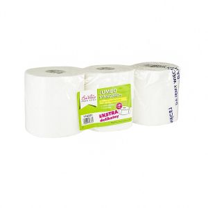 Toilet paper JUMBO BaVillo Standrd+ BIG ROLA cellulose, 2 layers, pack of 6 rolls