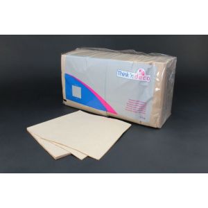 Napkins 33x33 2-ply 1/4 TnD natural
