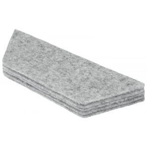 Whiteboard eraser refills NOBO, 10szt., gray