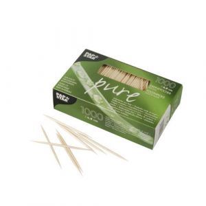 Wooden toothpicks round 6,8cm, 1000 pcs.