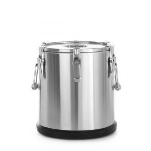 Steel thermos for food transportation 25 l - code 710210