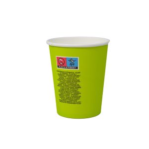 Paper cup with a colourful kiwi design 250ml, price per pack 50pcs
