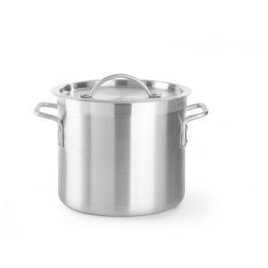 250 X 235 H high aluminium pot with lid