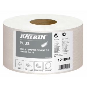Papier toaletowy Katrin Plus Gigant S2 opakowanie 12 rolek