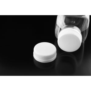 Cap 38 for PET bottle with thread 38mm 2start, two-turn, white, 100 pieces