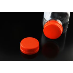 Nakrętka 38 do butelki PET gwint 38mm 2start dwuzwojowa kolor pomarańczowy, opakowanie 100szt