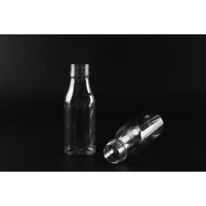 Bottle PET 330 ml, thread 38mm 2 start, height 165mm, rPET, 100 pieces