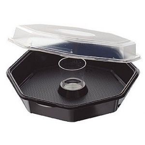 Container DUNI Octaview® with dip, capacity 950/90ml size 190x190x70, pack of 240pcs