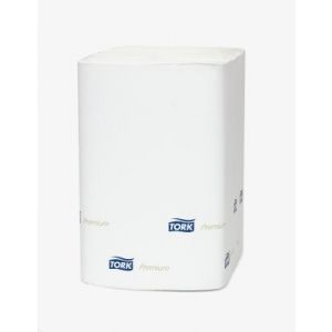 Napkins for dispensers TORK Premium N4, folded 1/2, 2 ply, white-cellulose 8000 pcs.
