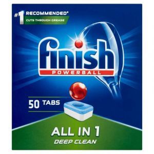 Dishwasher tablets FINISH All-in-one Powerball, 50pcs, regular