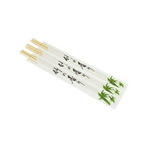 Pałeczki bambusowe 21cm koperty białe pojedynczo pakowane, op. 100par (k/20)
