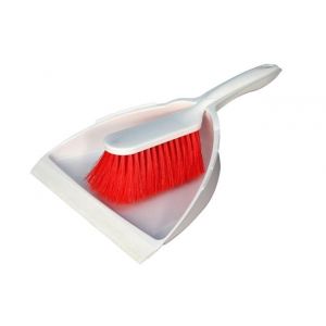  HACCP dustpan + sweeper set 230 x 340 mm - red 
