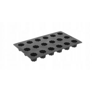 Silicone forms for baking - CANNELE BORDELAIS x 18 pcs. - code 676127