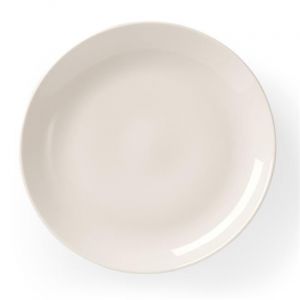 Fine Dine shallow plate without rim Crema 210mm - code 770344
