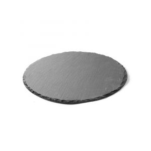 Slate Plate - Round Set of 2 pcs. Diameter 200 mm