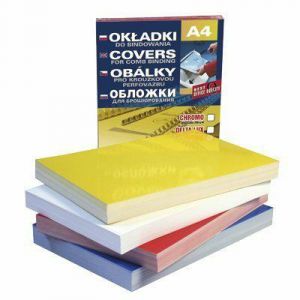 DATURA binding cover chrome glossy white cardboard (100)