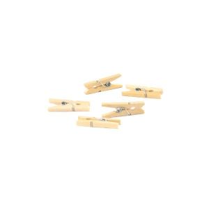 FINGERFOOD mini spinacze drewniane 25mm op. 100 sztuk