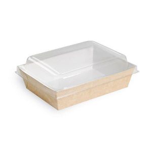 Lid PET for brown tray 850ml, 20 pcs