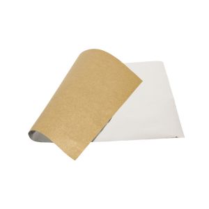 Aluminum sheets 33x44cm 500pcs brown paper+aluminum, weight 60g/m2, 8.75kg.  TnP