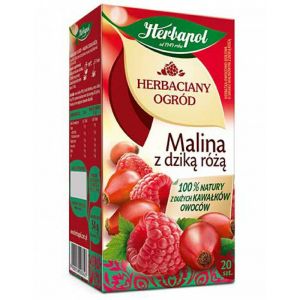 Herbata HERBAPOL Herbaciany Ogród, 20 torebek, malina z dziką różą op. 1 szt.
