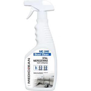 MEDICLEAN 240 Steel 500ml, stainless steel cleaning and care