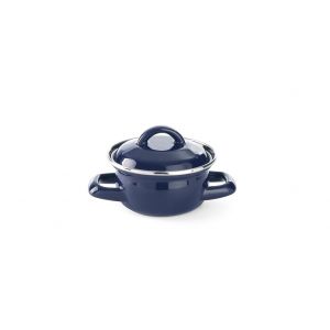 Soup and Sauce Pot, Blue 0.4 L with Lid