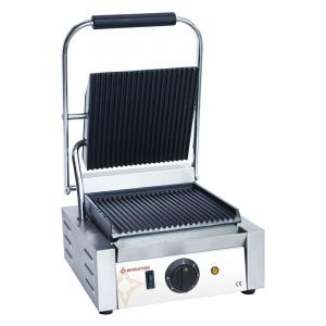 Single fluted contact grill 290x305x(H)210, 1.8KW