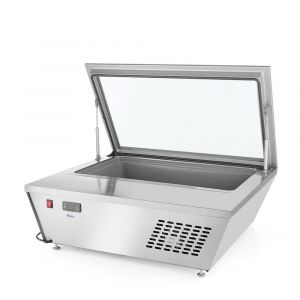 Freezer display case, adjustable 77L