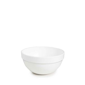 LONG LiFE bowl white 420ml, 12pcs unbreakable, made of polycarbonate