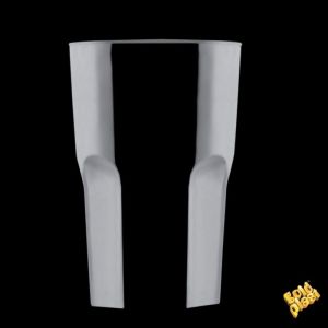 DRINK SAFE glass 400ml GRANITY black dia. 8,5xh.12,1cm SAN, 5 pieces