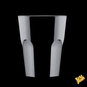 DRINK SAFE glass 290ml ROX black dia.8 h10,1 SAN, 8 pieces