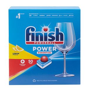 FINISH Power Essential dishwasher tablets, 50 pcs, lemon